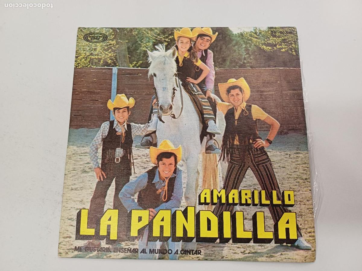 Discos de vinilo: LA PANDILLA/AMARILLO/SINGLE. - Foto 1