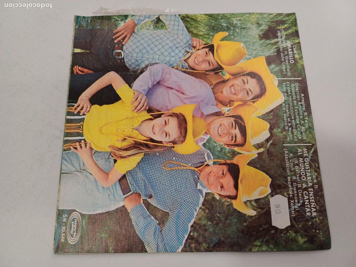 Discos de vinilo: LA PANDILLA/AMARILLO/SINGLE. - Foto 3