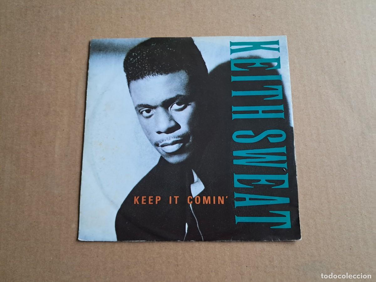 Discos de vinilo: KEITH SWEAT - KEEP IT COMIN SINGLE 1991 EDICION EUROPEA - Foto 1