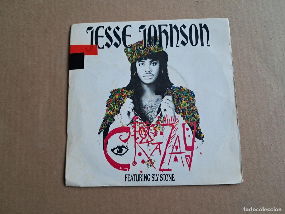 Discos de vinilo: JESSE JOHNSON - CRAZAY SINGLE 1986 EDICION ESPA&Ntilde;OLA - Foto 1