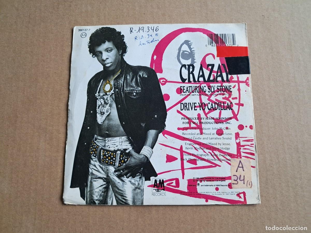 Discos de vinilo: JESSE JOHNSON - CRAZAY SINGLE 1986 EDICION ESPA&Ntilde;OLA - Foto 3