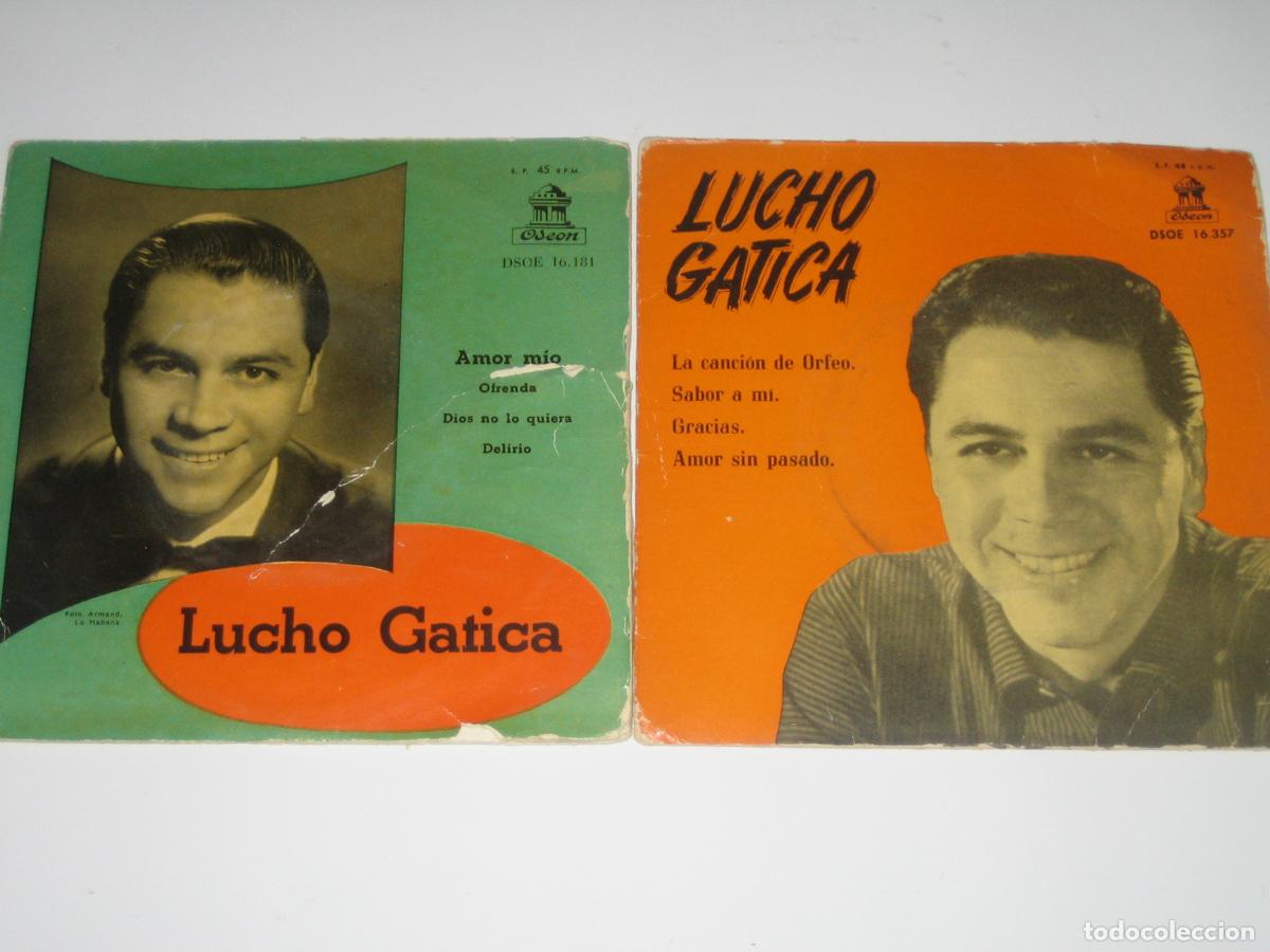 Discos de vinilo: DISCOFERTA - EPS/SINGLE - LUCHO GATICA - LOTE DE 2 - Foto 1