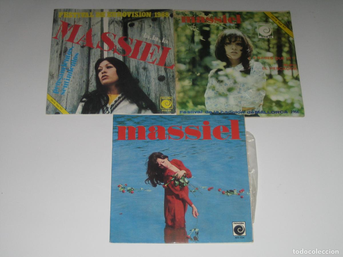 Discos de vinilo: DISCOFERTA - EPS/SINGLE - MASSIEL - LOTE DE 3 - Foto 1