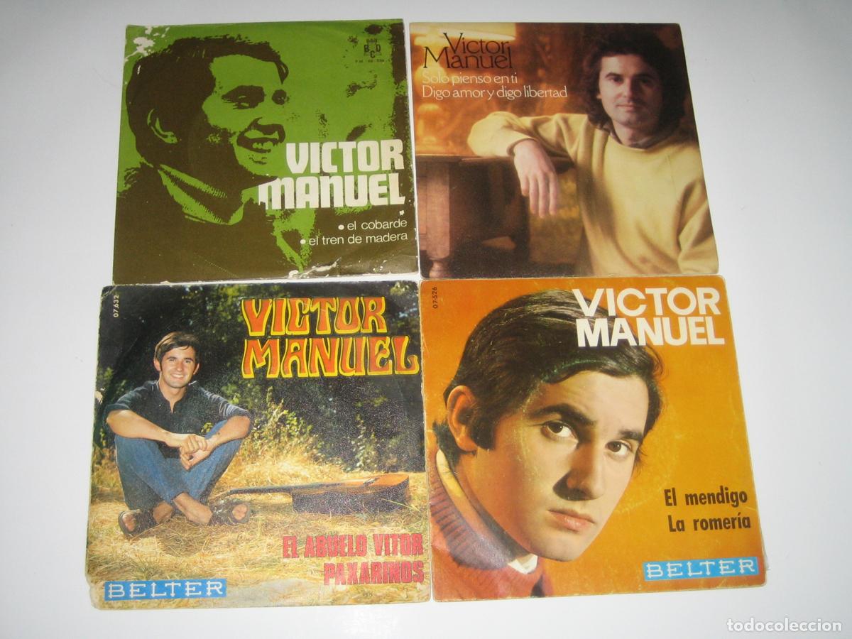Discos de vinilo: DISCOFERTA - EPS/SINGLE - VICTOR MANUEL - LOTE DE 4 - Foto 1