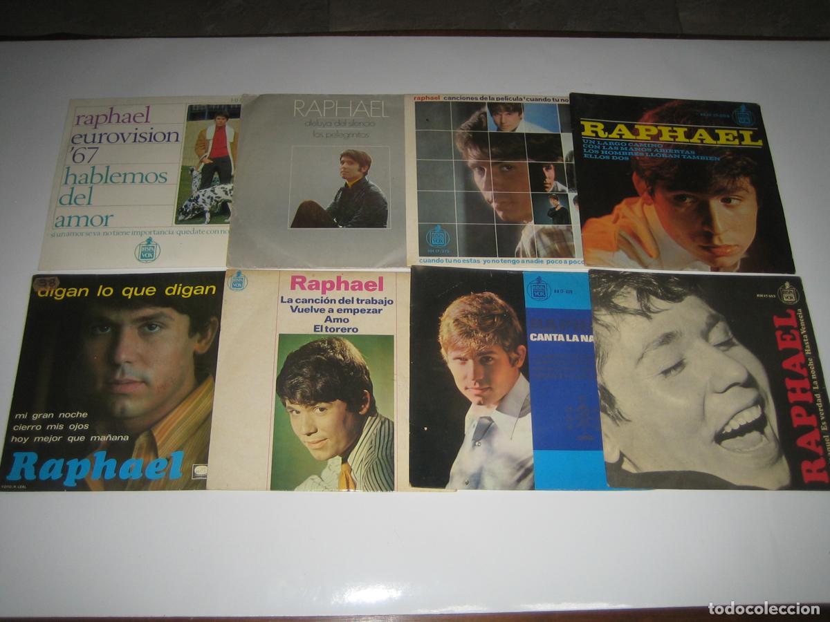 Discos de vinilo: DISCOFERTA - EPS/SINGLE - RAPHAEL - LOTE DE 8 - Foto 1