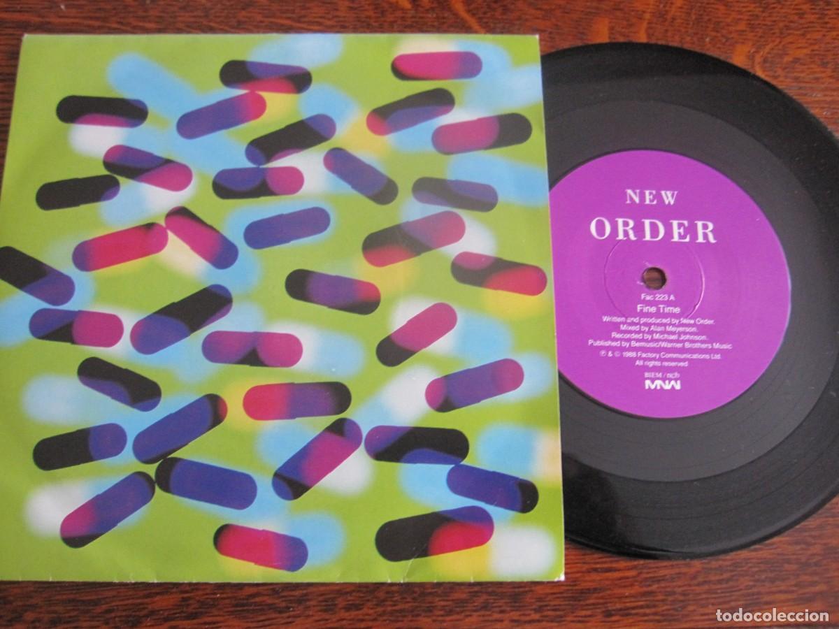 Discos de vinilo: NEW ORDER &rdquo;Fine Time&rdquo; - Foto 1