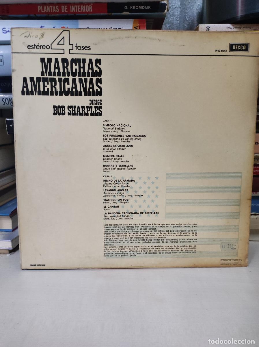 Discos de vinilo: Bob Sharples &ndash; Marchas Americanas - Foto 2