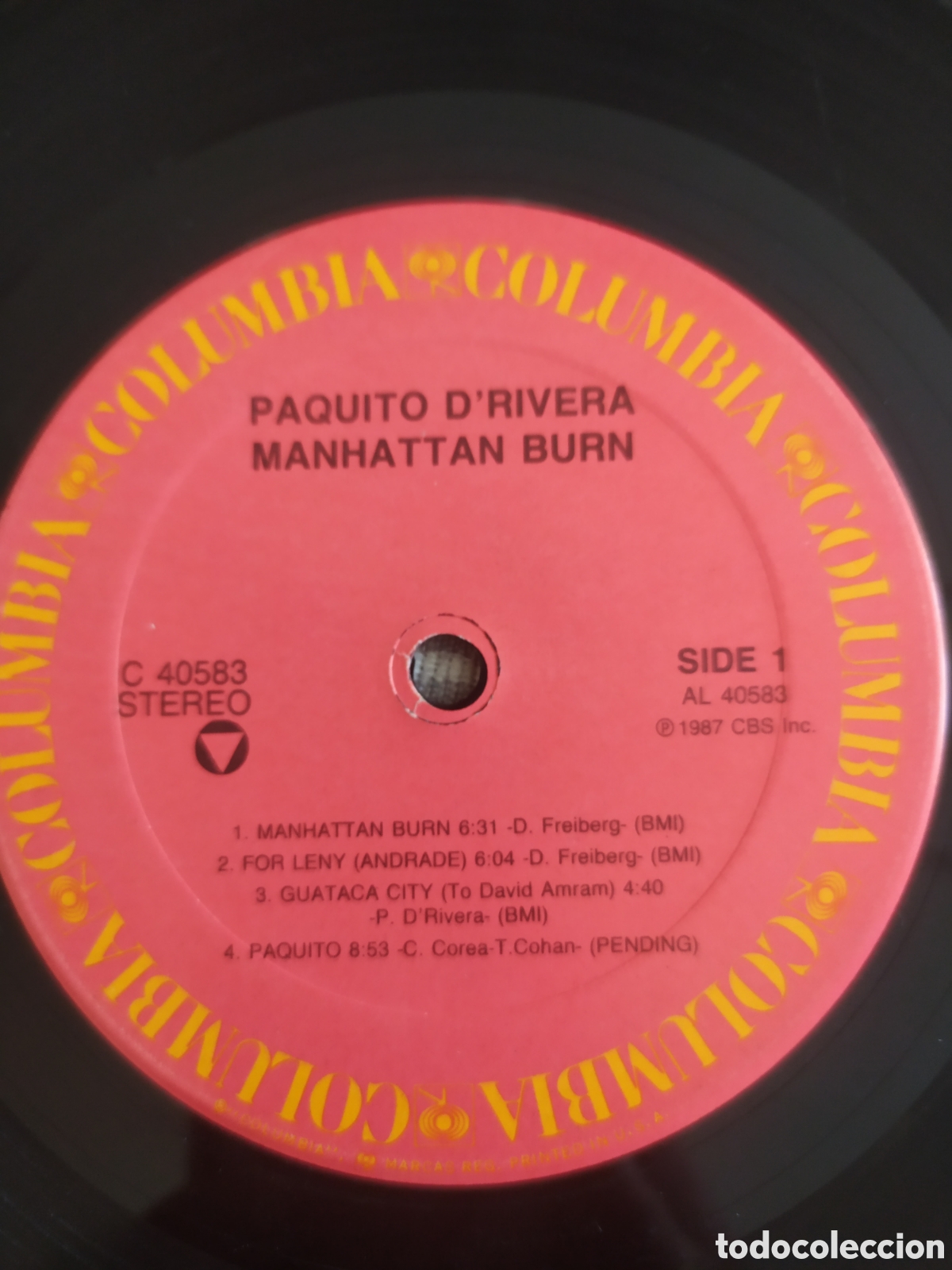 Discos de vinilo: Lp Paquito DRivera.&nbsp;Manhattan Burn - Foto 3
