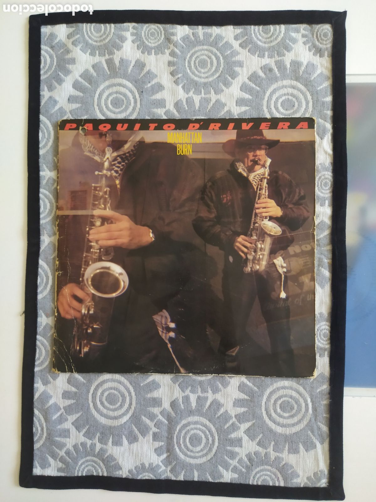 Discos de vinilo: Lp Paquito DRivera.&nbsp;Manhattan Burn - Foto 1
