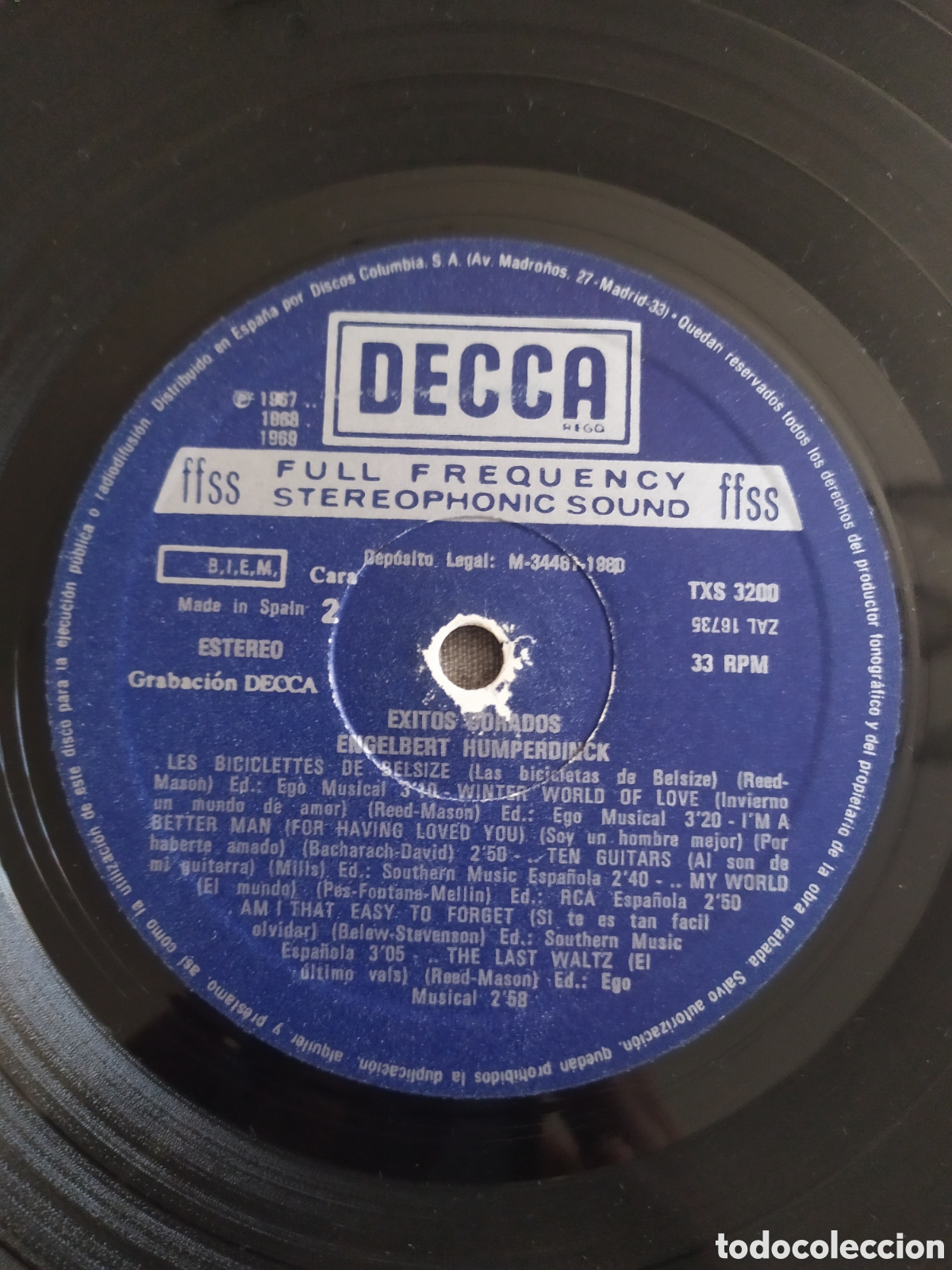 Discos de vinilo: Lp Engelbert Humperdinck. Exitos Dorados - Foto 4