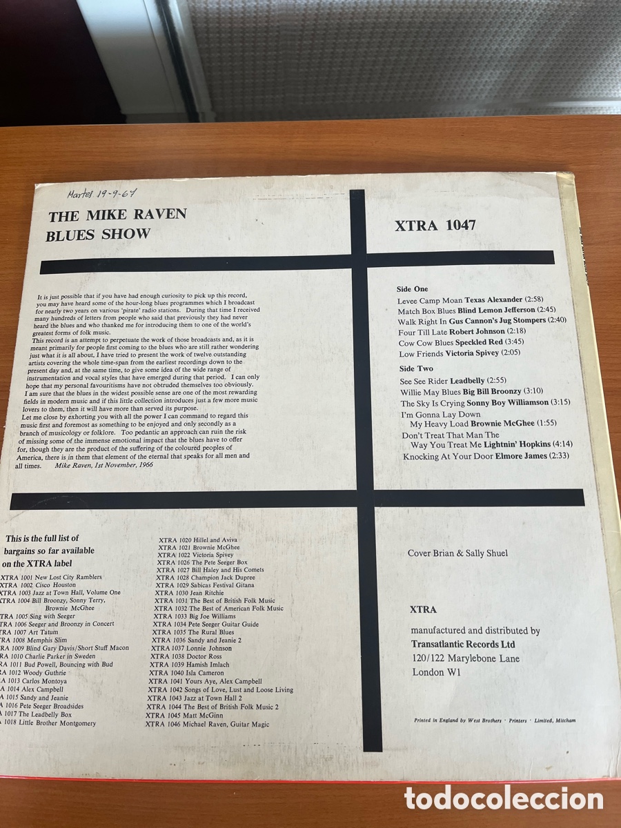 Discos de vinilo: Various - The Mike Raven Blues Show - Foto 2