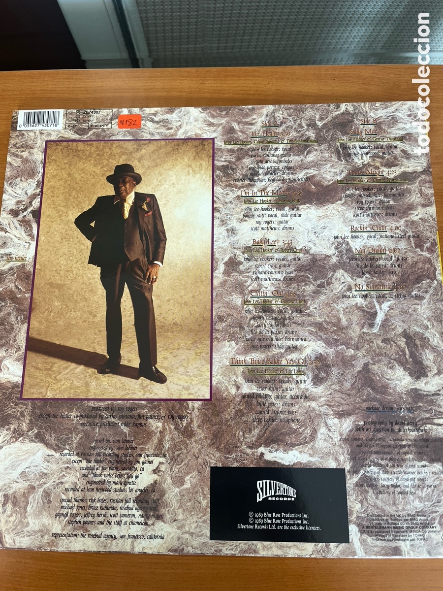 Discos de vinilo: John Lee Hooker - The Healer - Foto 2