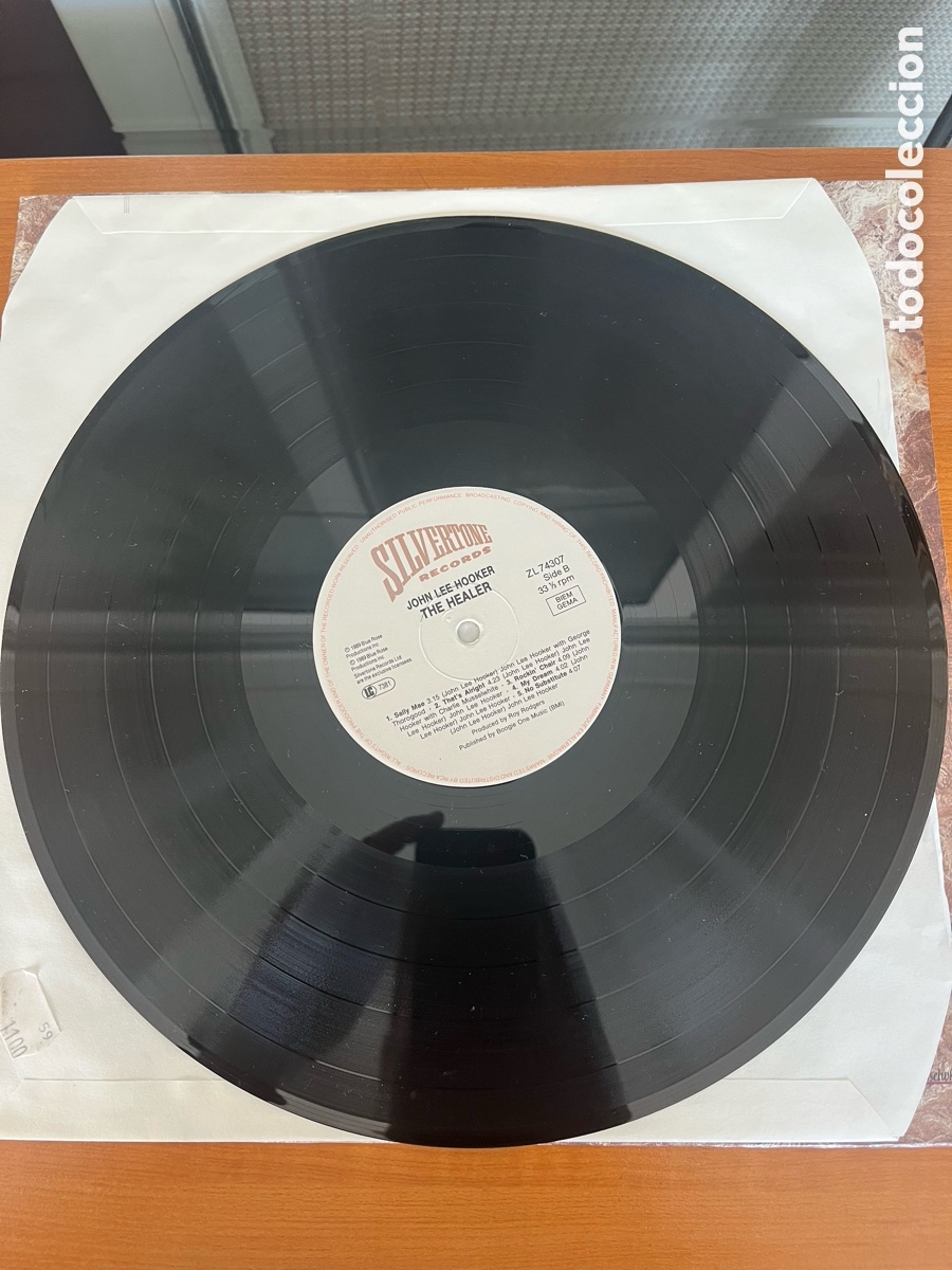 Discos de vinilo: John Lee Hooker - The Healer - Foto 3