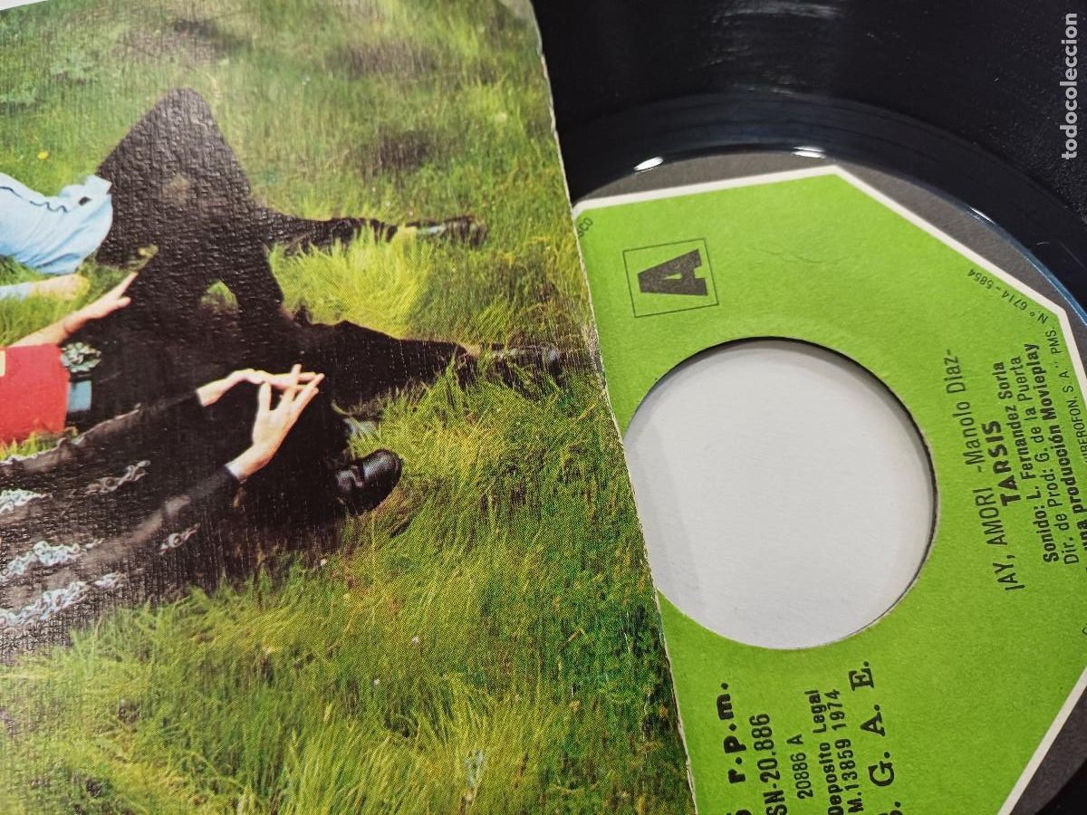 Discos de vinilo: THARSIS/AY AMOR/SINGLE. - Foto 2