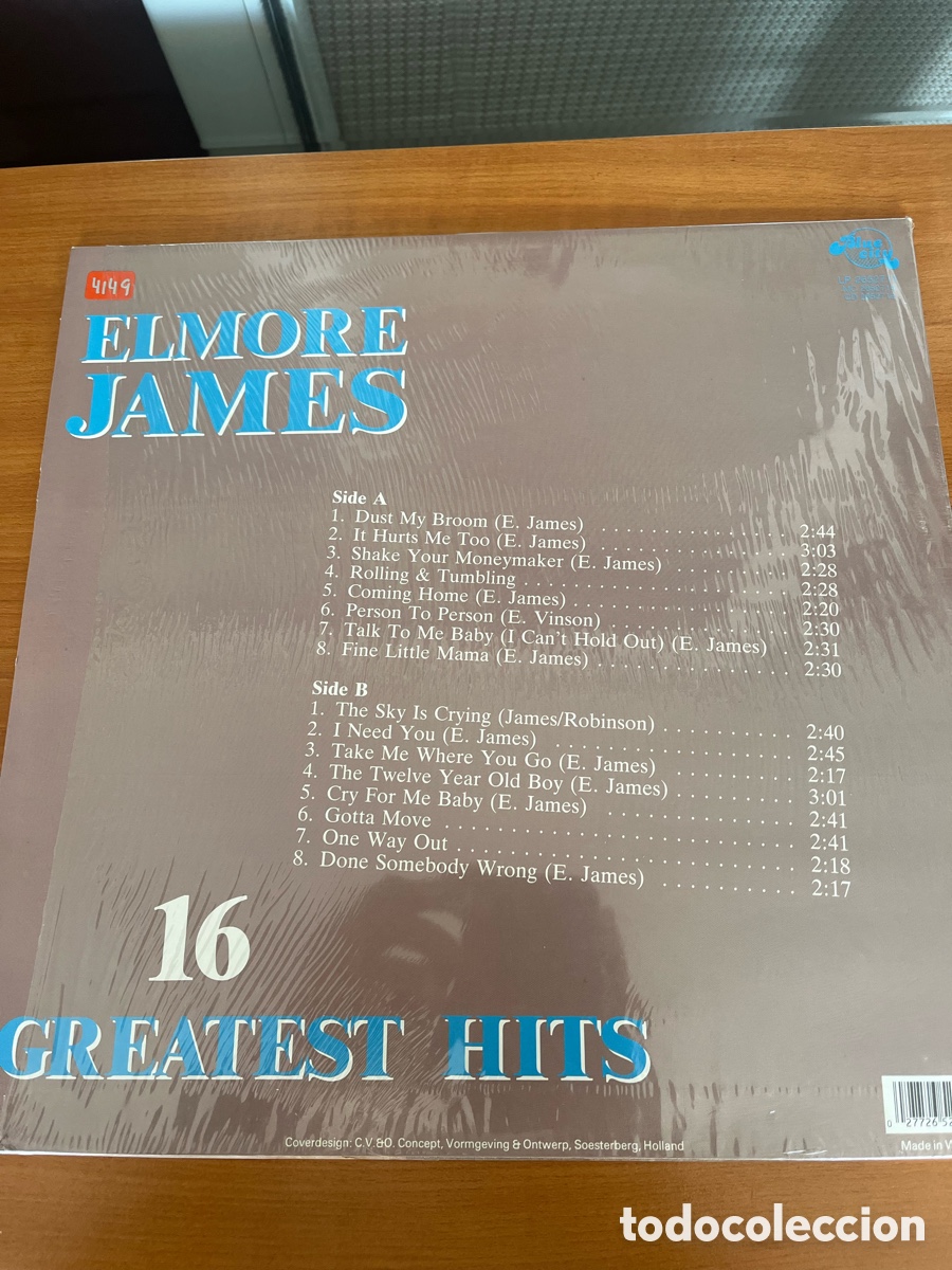 Discos de vinilo: Elmore James - 16 Greatest Hits - Foto 2