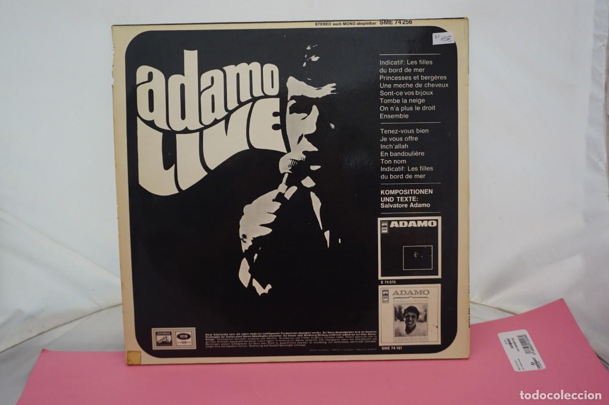 Discos de vinilo: LP - ADAMO - LIVE / VINILO EN EXCELENTE ESTADO - Foto 3