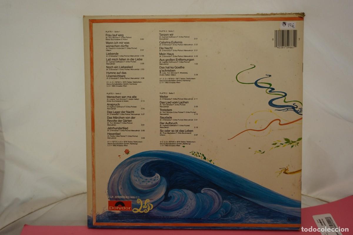 Discos de vinilo: LP - ERIKA PLUHAR - LIEDERBUCH / VINILO COMO NUEVO - Foto 5