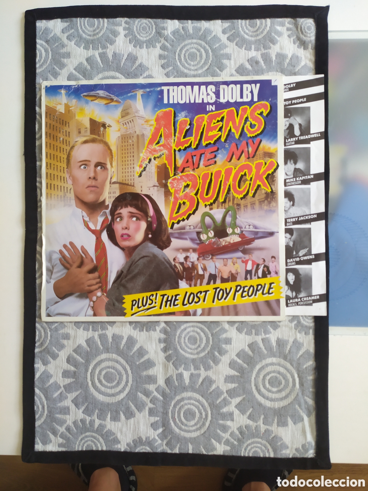 Discos de vinilo: Lp Thomas Dolby.&nbsp;Aliens Ate My Buick - Foto 1