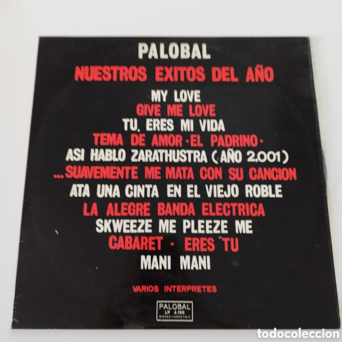 Discos de vinilo: VINILO LP / NUESTROS EXITOS DEL A&Ntilde;O / PALOBAL / 1973 /