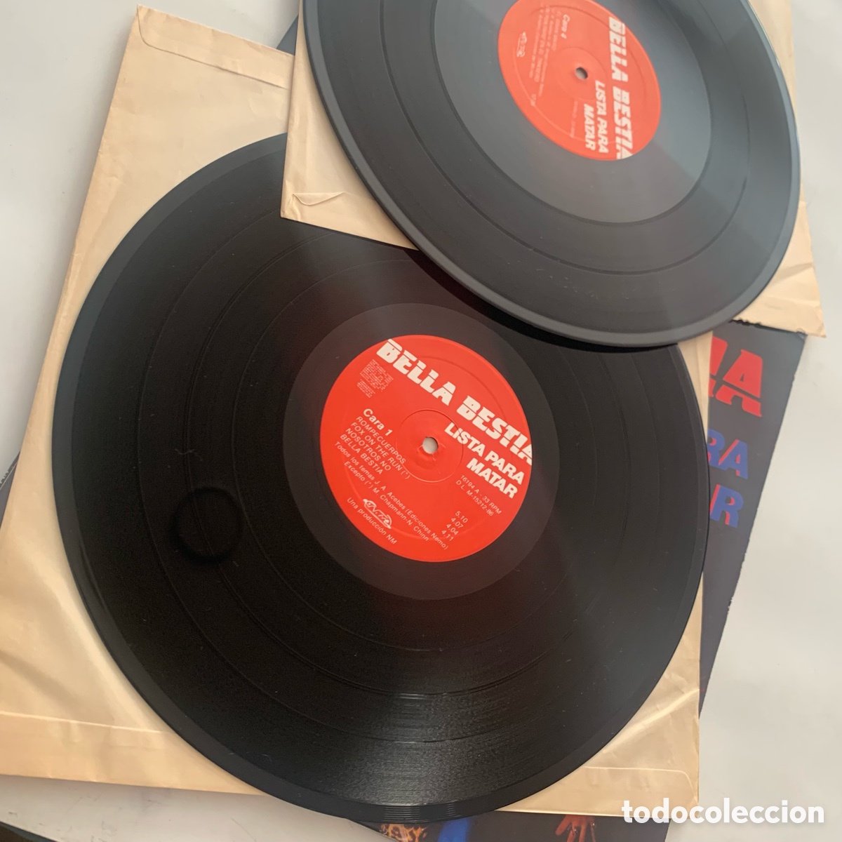 Discos de vinilo: lp Bella Bestia &ndash; Lista Para Matar de 1986 - Foto 4