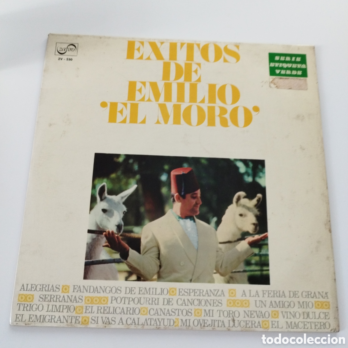 Vinyl records: VINILO LP / EXITOS DE EMILIO EL MORO / ZAFIRO / 1971 /
