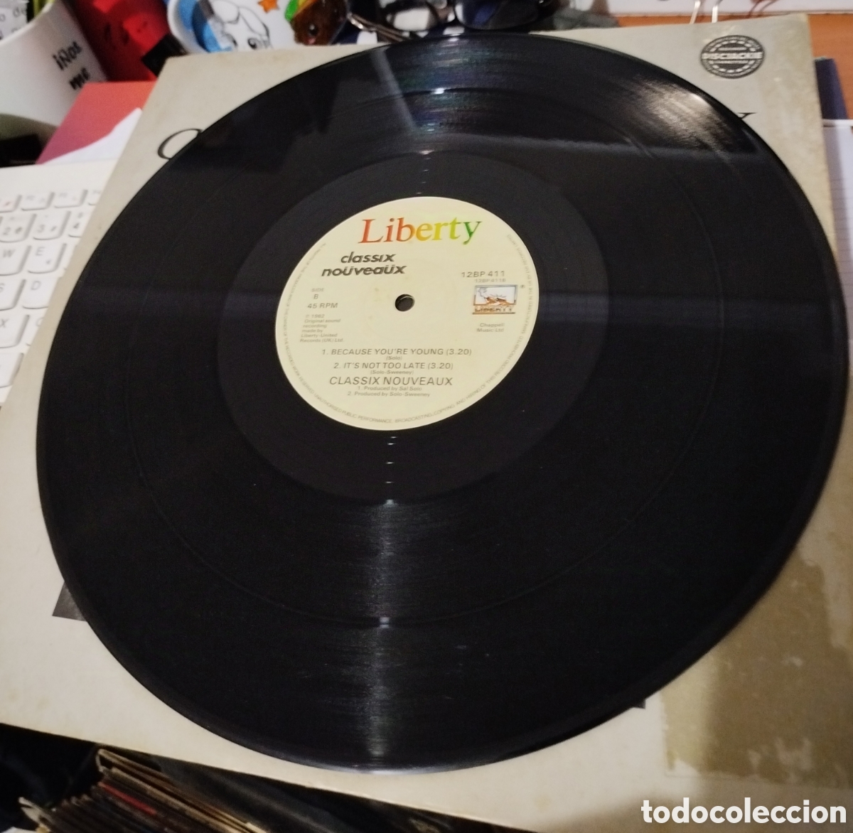Discos de vinilo: Classix Nouveaux&nbsp;&ndash;&nbsp;Because Youre Young - Foto 2