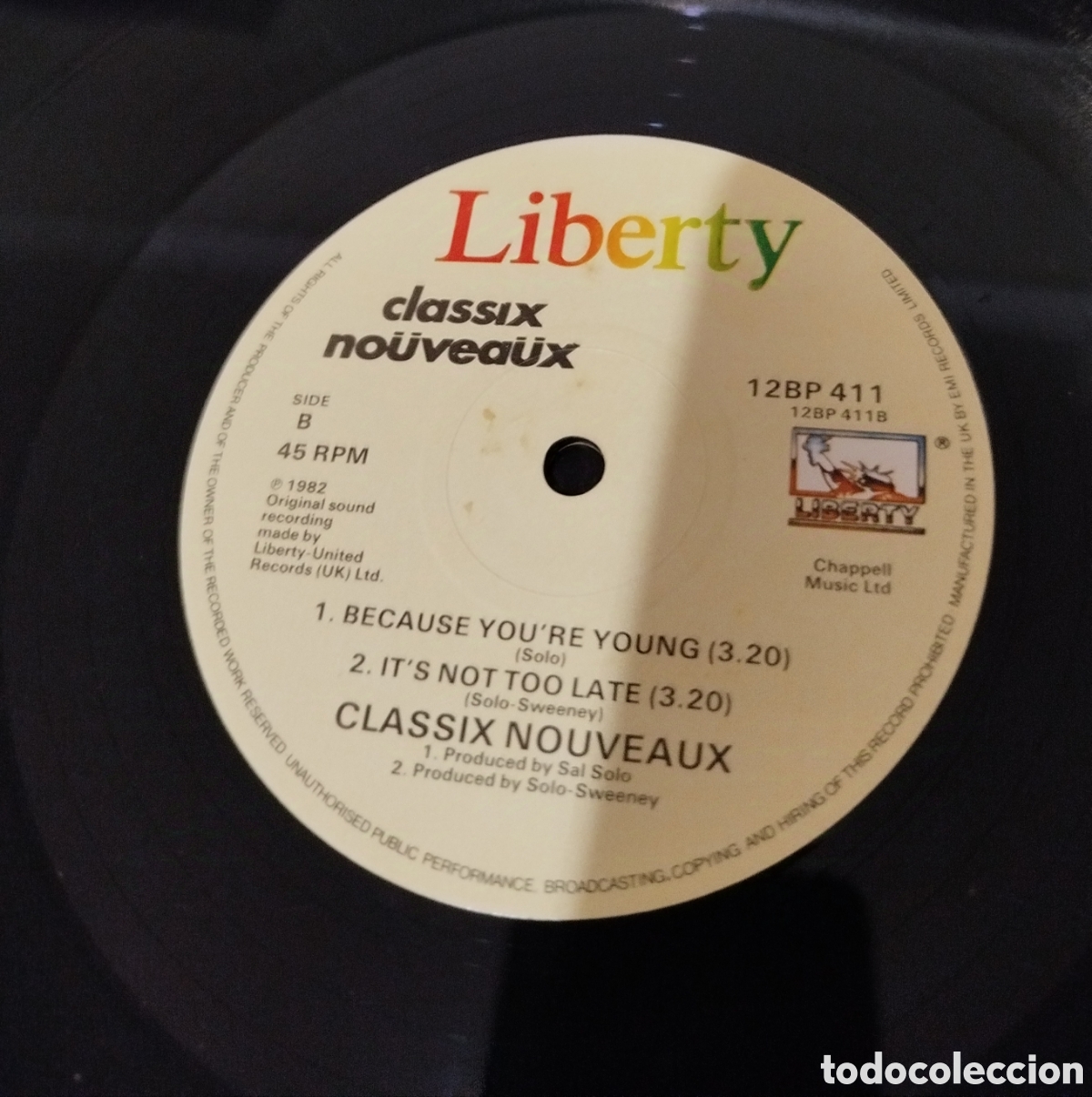 Discos de vinilo: Classix Nouveaux&nbsp;&ndash;&nbsp;Because Youre Young - Foto 3