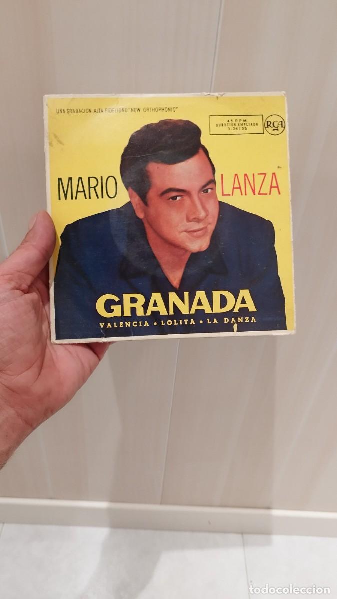 Discos de vinilo: Mario Lanza &ndash; Granada.Single 7&rdquo; - Foto 1
