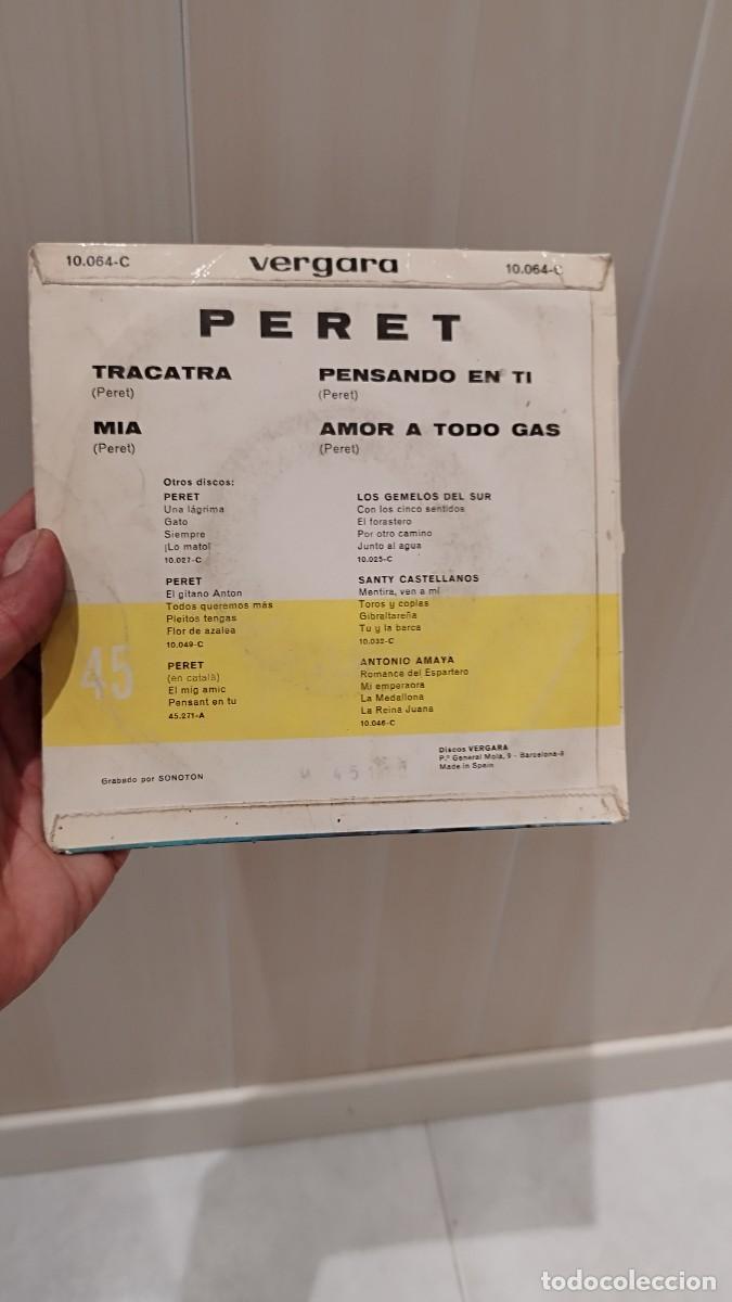 Discos de vinilo: Peret &ndash; Tracatra. Single 7&rdquo; - Foto 2