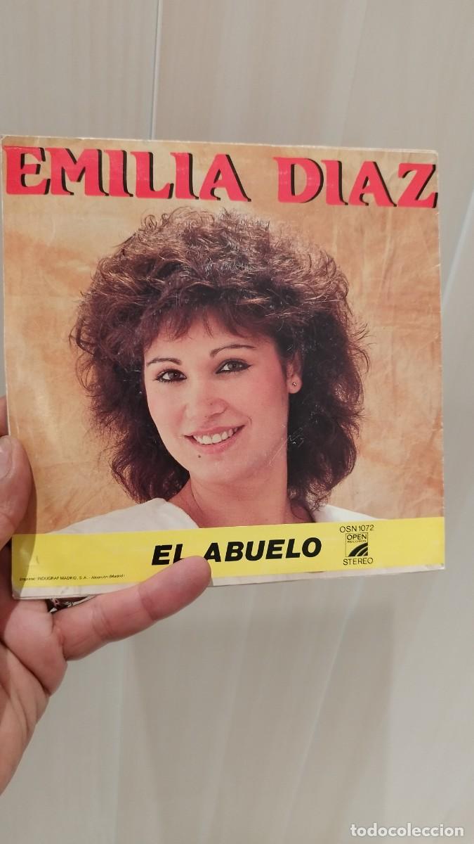 Discos de vinilo: Emilia D&iacute;az &ndash; Que Tu Me Vas. Single 7&rdquo; - Foto 2