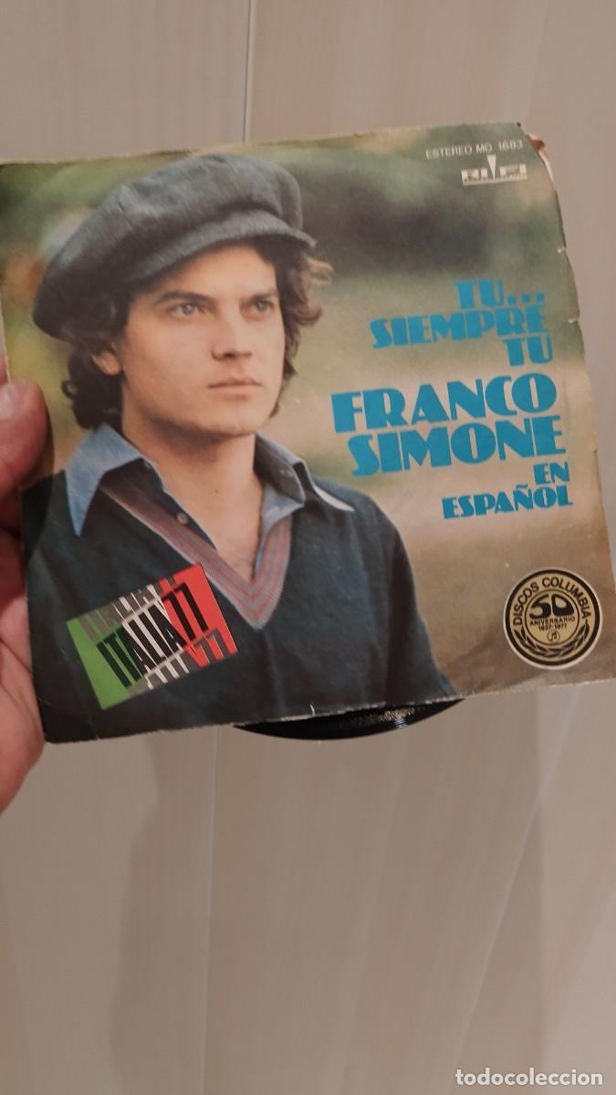 Discos de vinilo: Franco Simone &ndash; T&uacute;... Siempre T&uacute; (En Espa&ntilde;ol. Single 7&rdquo;. - Foto 1