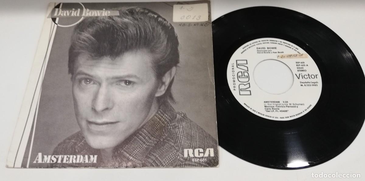 Discos de vinilo: MOST-David Bowie - Amsterdam (7&rdquo;, Single, Promo) - Foto 1