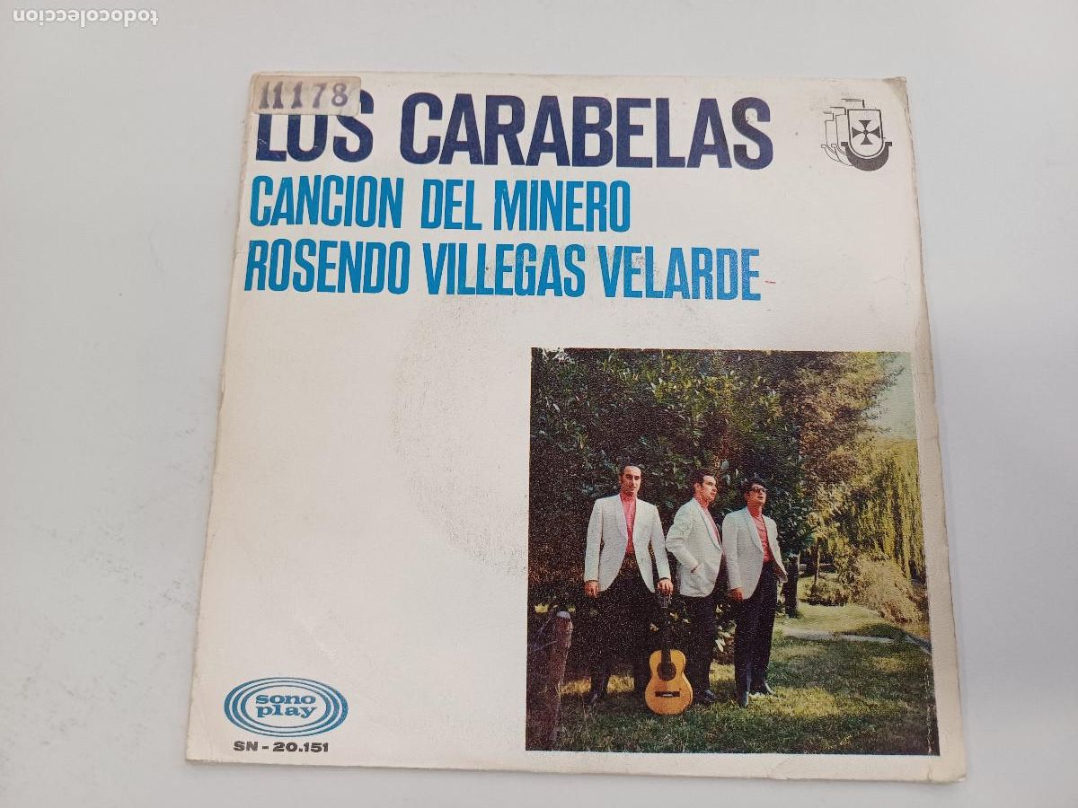 Discos de vinilo: LOS CARABELAS/CANCION DEL MINERO/SINGLE. - Foto 1