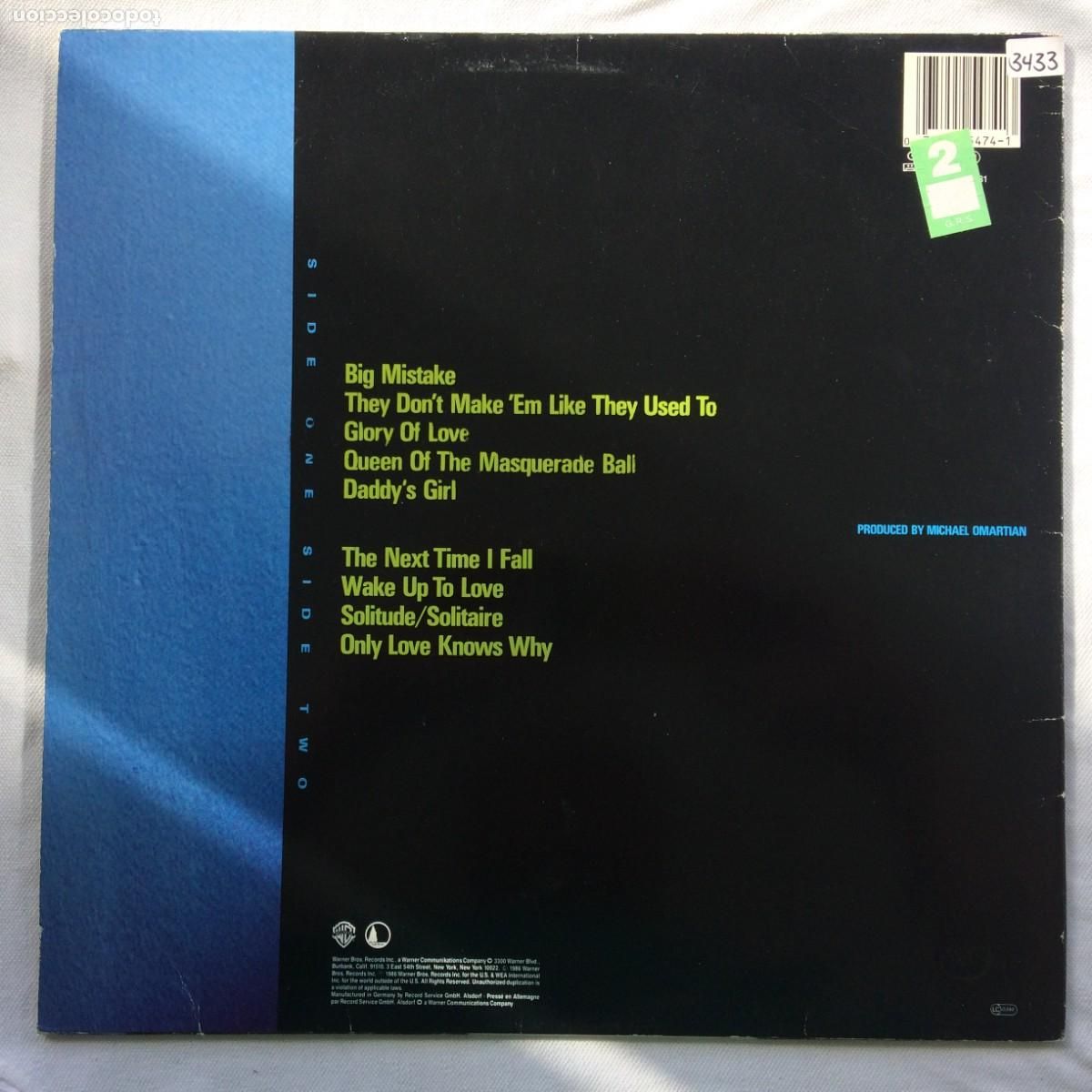 Discos de vinilo: Peter Cetera &lrm;&ndash; Solitude / Solitaire Germany 1986 Warner Bros Records - Foto 2