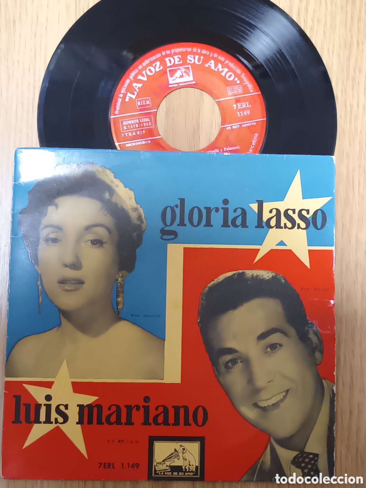Discos de vinilo: Gloria lasso y Luis mariano - Foto 1