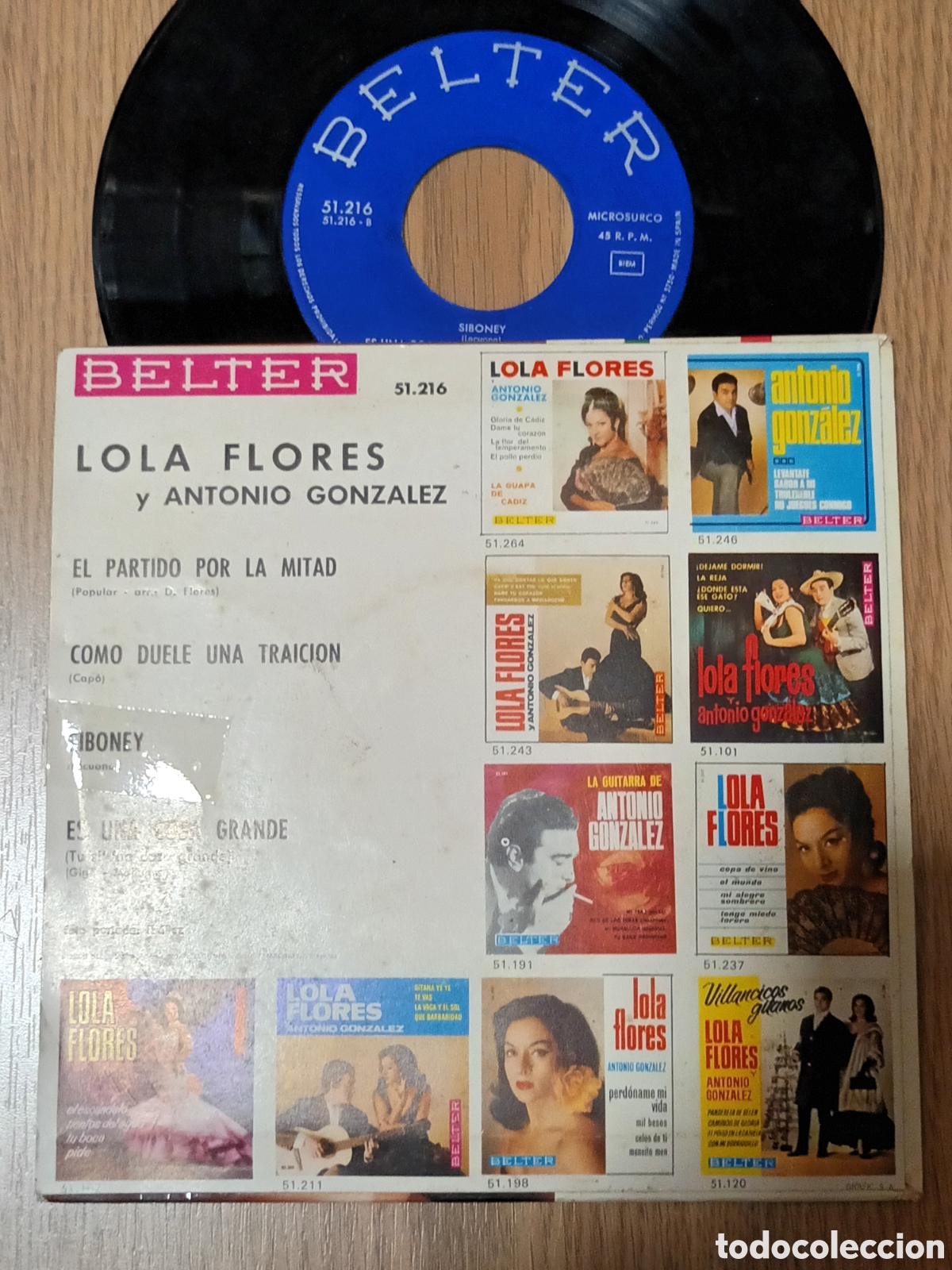 Discos de vinilo: Lola flores y Antonio gonzalez - Foto 2