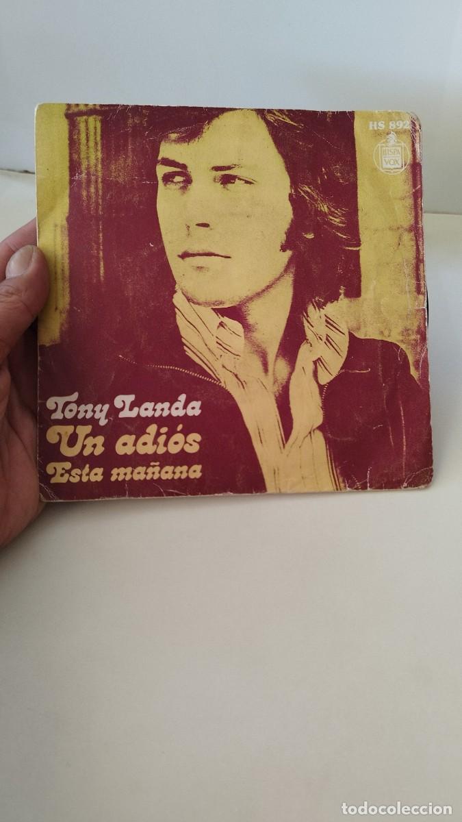 Discos de vinilo: Tony Landa &ndash; Un Adi&oacute;s. Single 7&rdquo;. - Foto 1
