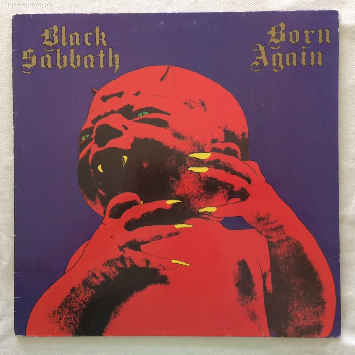 Discos de vinilo: Black Sabbath &lrm;&ndash; Born Again Holanda 1983 Vertigo* - Foto 1
