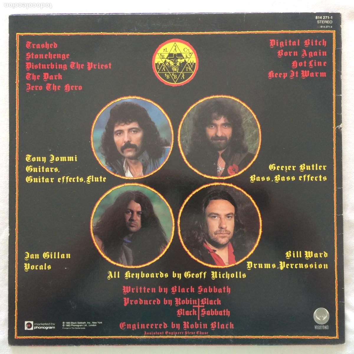 Discos de vinilo: Black Sabbath &lrm;&ndash; Born Again Holanda 1983 Vertigo* - Foto 2