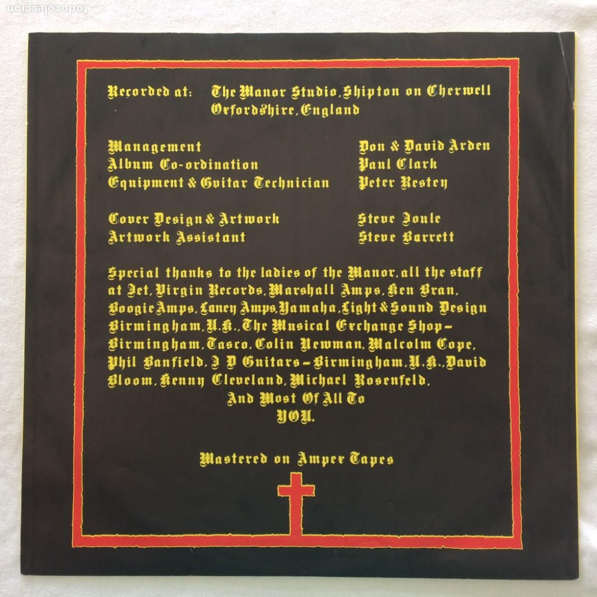 Discos de vinilo: Black Sabbath &lrm;&ndash; Born Again Holanda 1983 Vertigo* - Foto 3