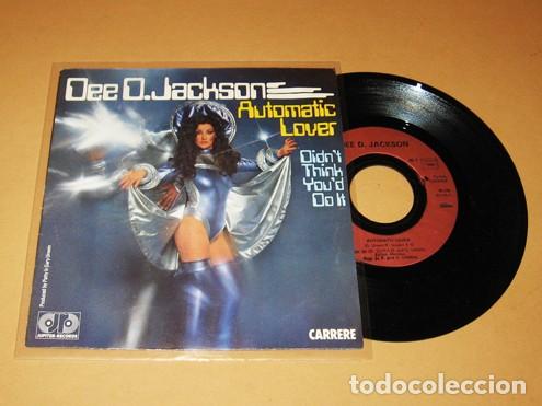 Discos de vinilo: DEE D. JACKSON - AUTOMATIC LOVER - SINGLE - 1978 - N&ordm;1 EN DISCOTECAS - Foto 1
