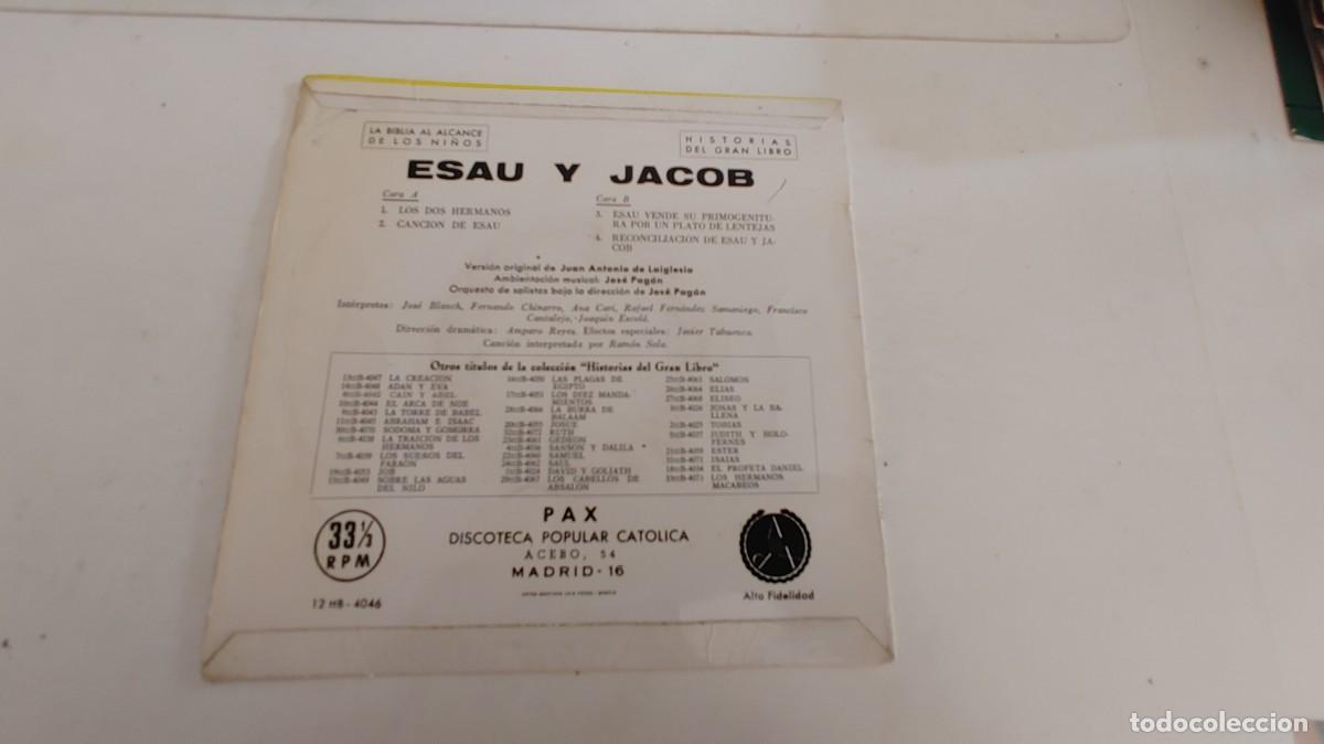 Discos de vinilo: ESAU Y JACOB-EP HISTORIAS DEL GRAN LIBRO - Foto 2