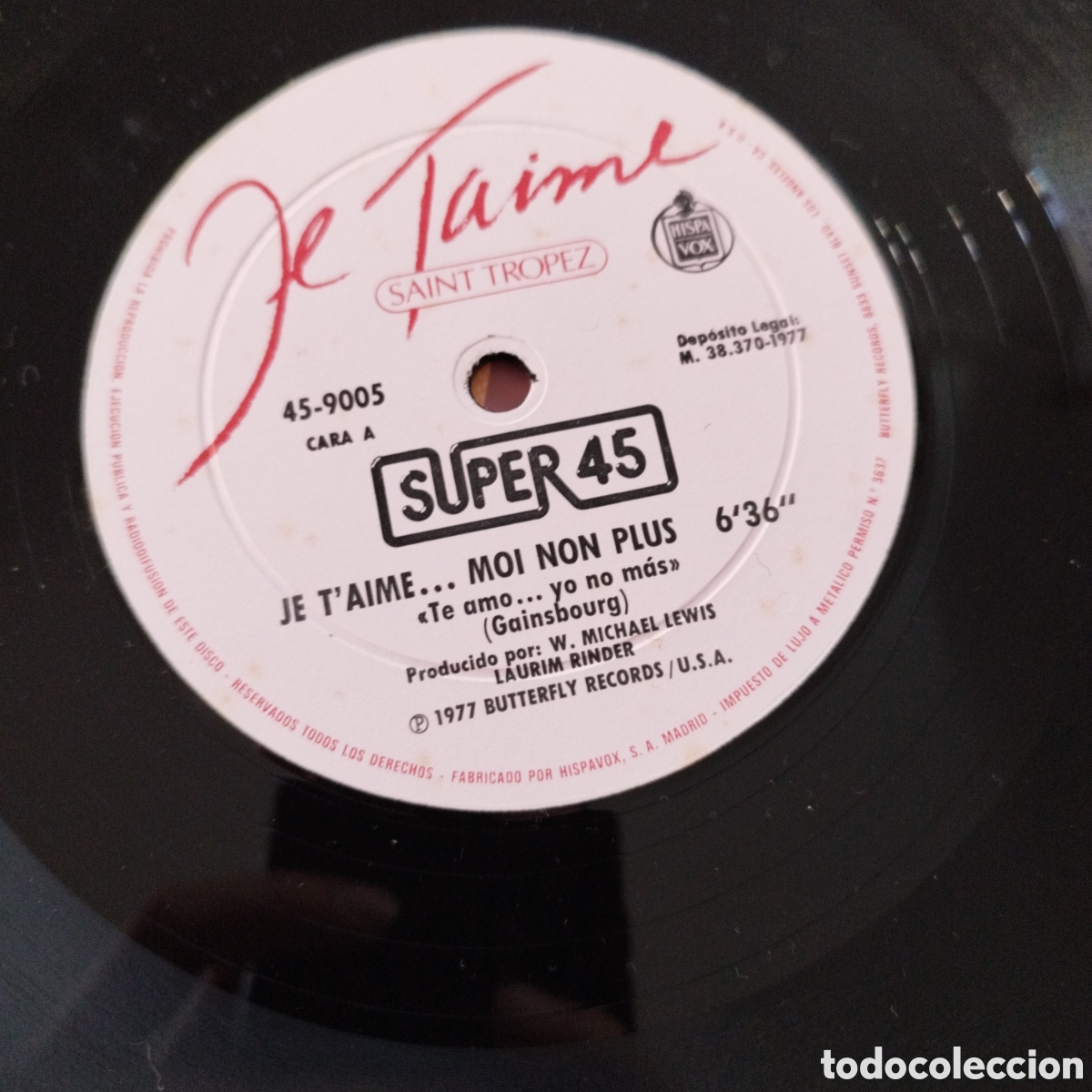 Discos de vinilo: VINILO LP / SAINT TROPEZ / JE TAIME... MOI NON PLUS - Foto 3