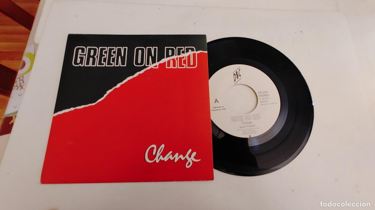 Discos de vinilo: GREEN ON RED-SINGLE CHANGE - Foto 1