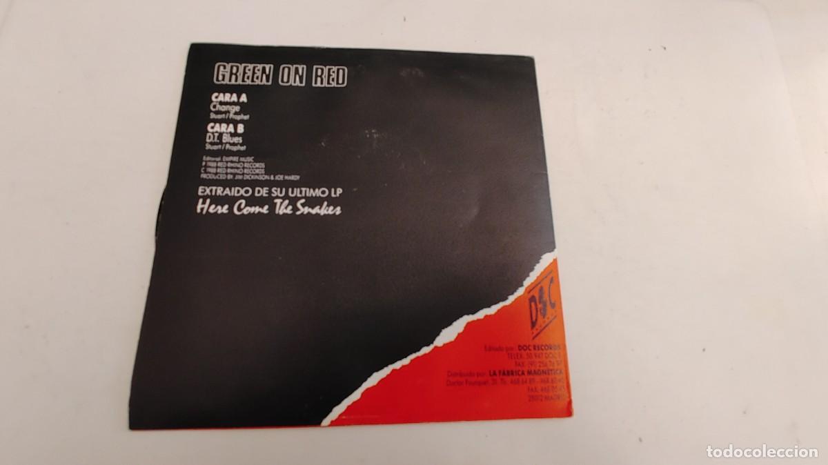 Discos de vinilo: GREEN ON RED-SINGLE CHANGE - Foto 2
