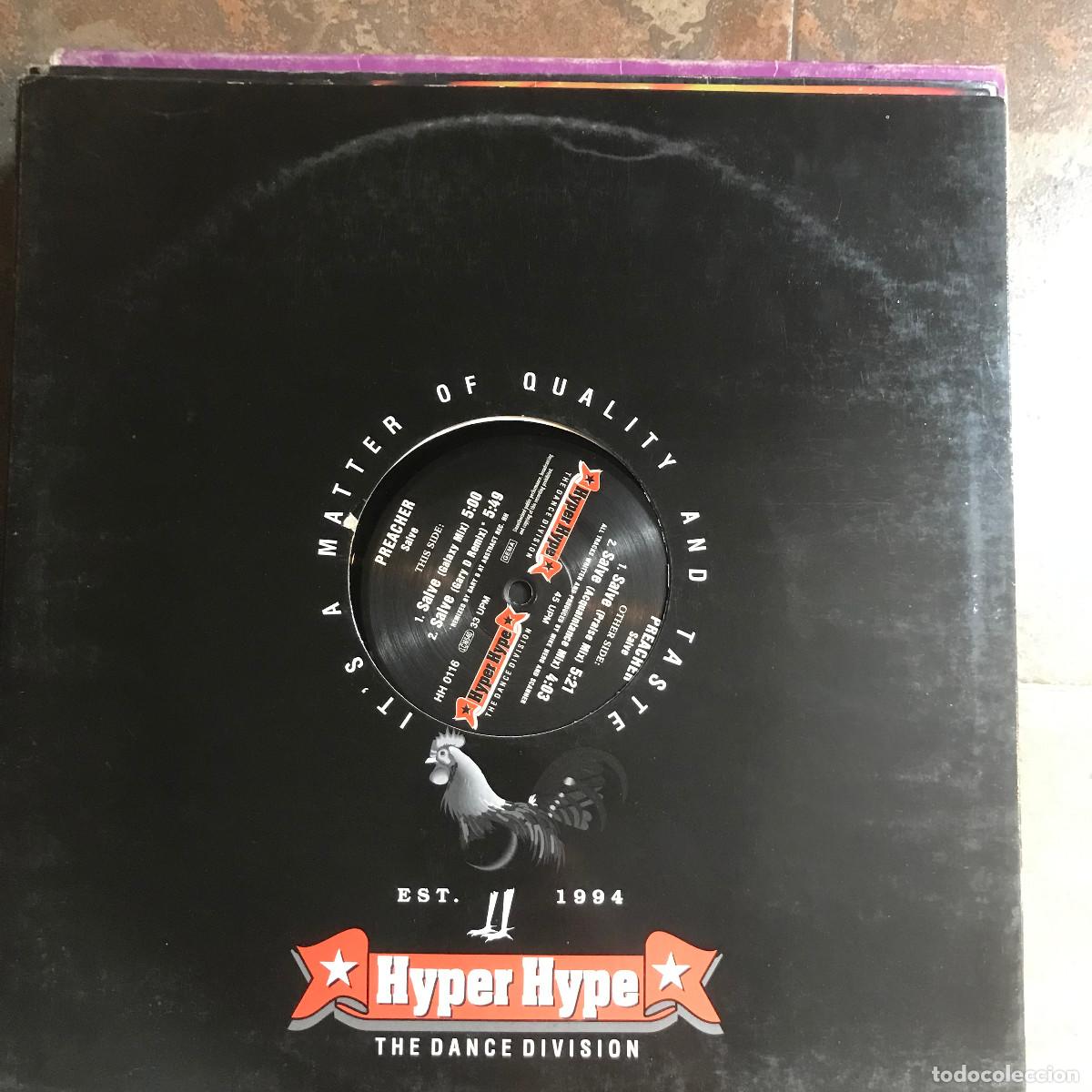 Discos de vinilo: PREACHER - SALVE - 12&rdquo; MAXISINGLE HYPER HYPE 1994 - Foto 1