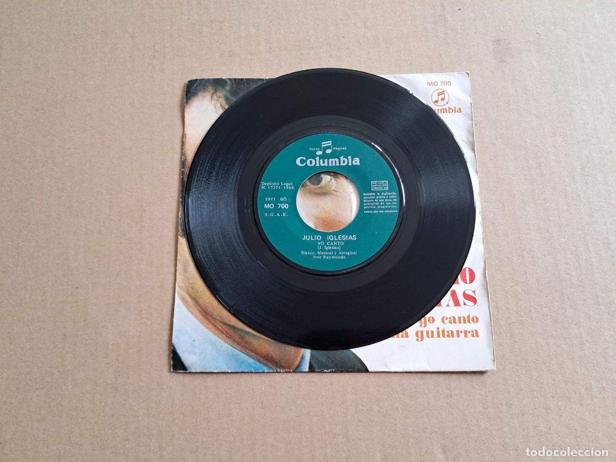 Discos de vinilo: JULIO IGLESIAS - YO CANTO SINGLE 1969 - Foto 2