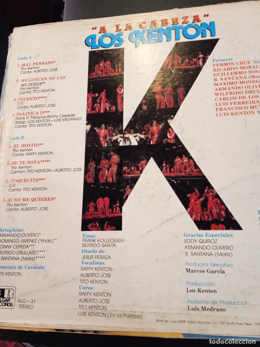 Discos de vinilo: LOS KENTON- A LA CABEZA. LP - Foto 2