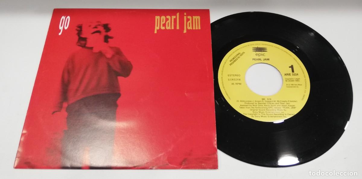 Discos de vinilo: MOST-Pearl Jam - Go (7&rdquo;, S/Sided, Promo) - Foto 1