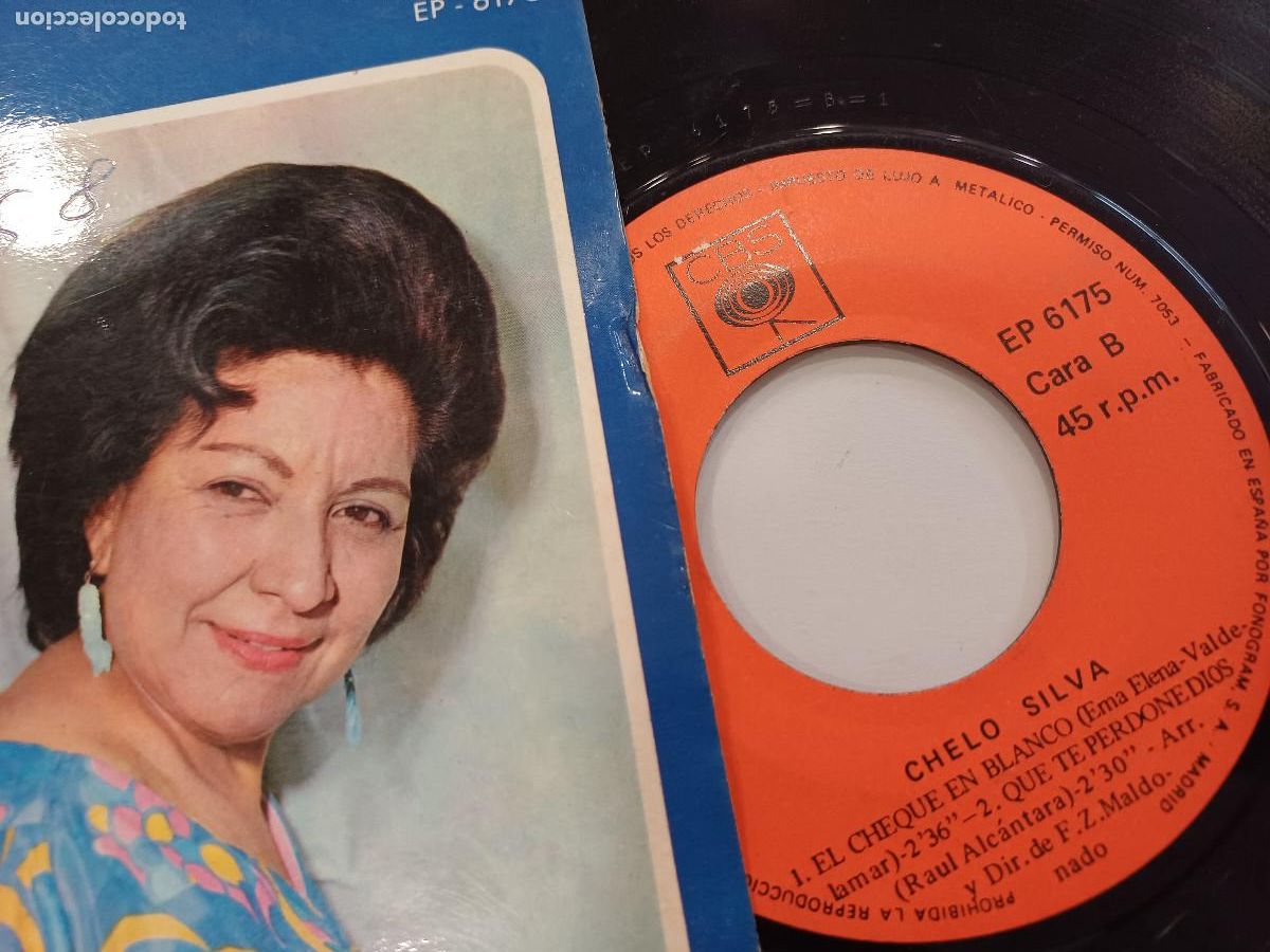 Discos de vinilo: CHELO SILVA/ESA ES LA PUERTA/SINGLE. - Foto 2